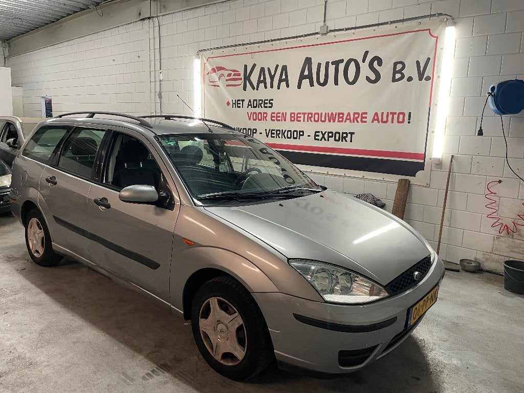 Ford Focus 1.4 I Ambiente Wagon 2004 Grijs, Auto's, Ford, Bedrijf, Focus, ABS, Airbags, Airconditioning, Centrale vergrendeling