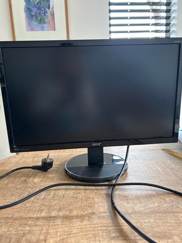 Acer K222HQL IPS Monitor, Ophalen, Gebruikt, IPS
