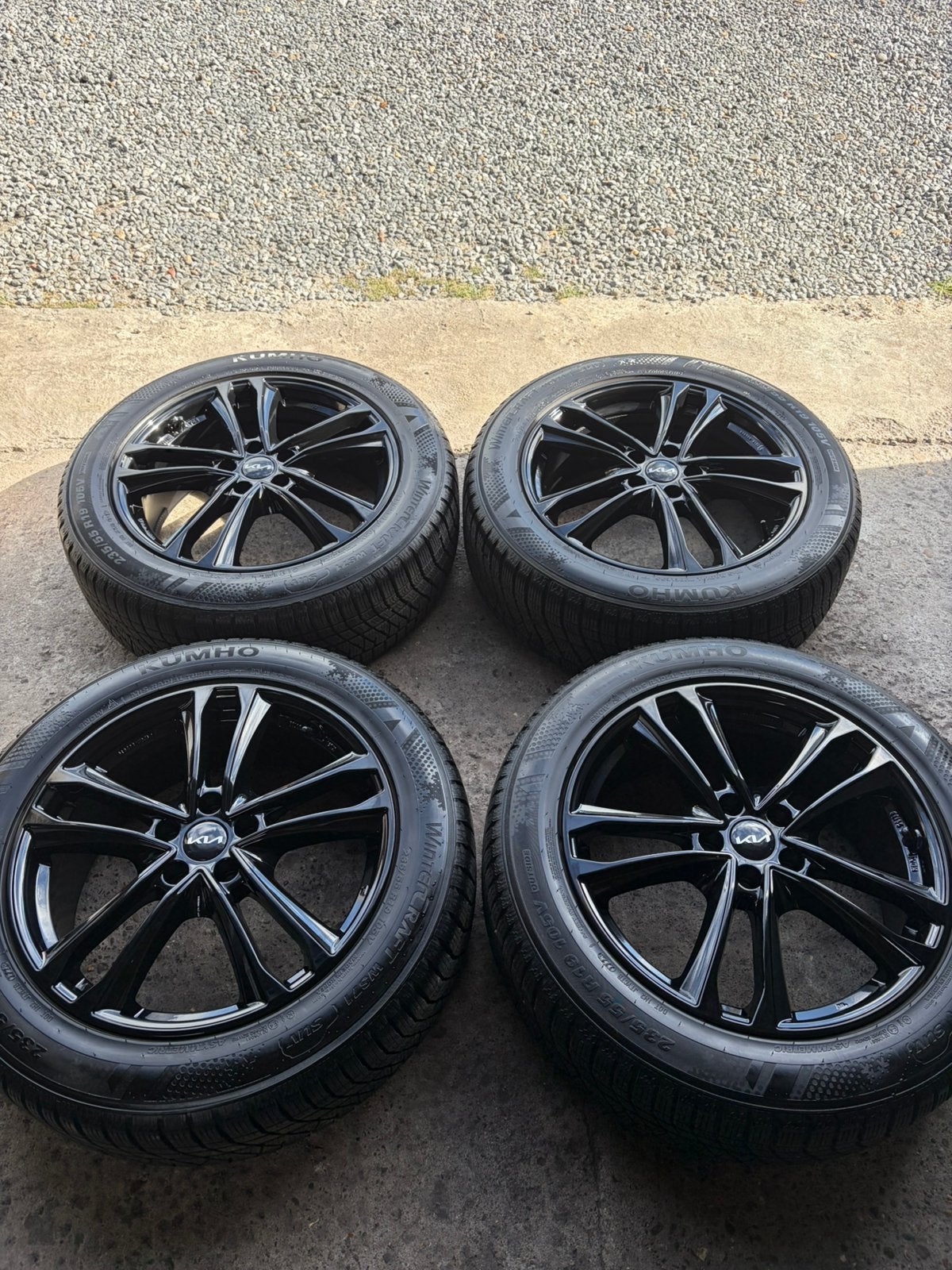Velgen LM Winterset 19 inch Kia Sportage, EV 5 en Sorento, Gebruikt, Banden en Velgen, Winterbanden, 235 mm
