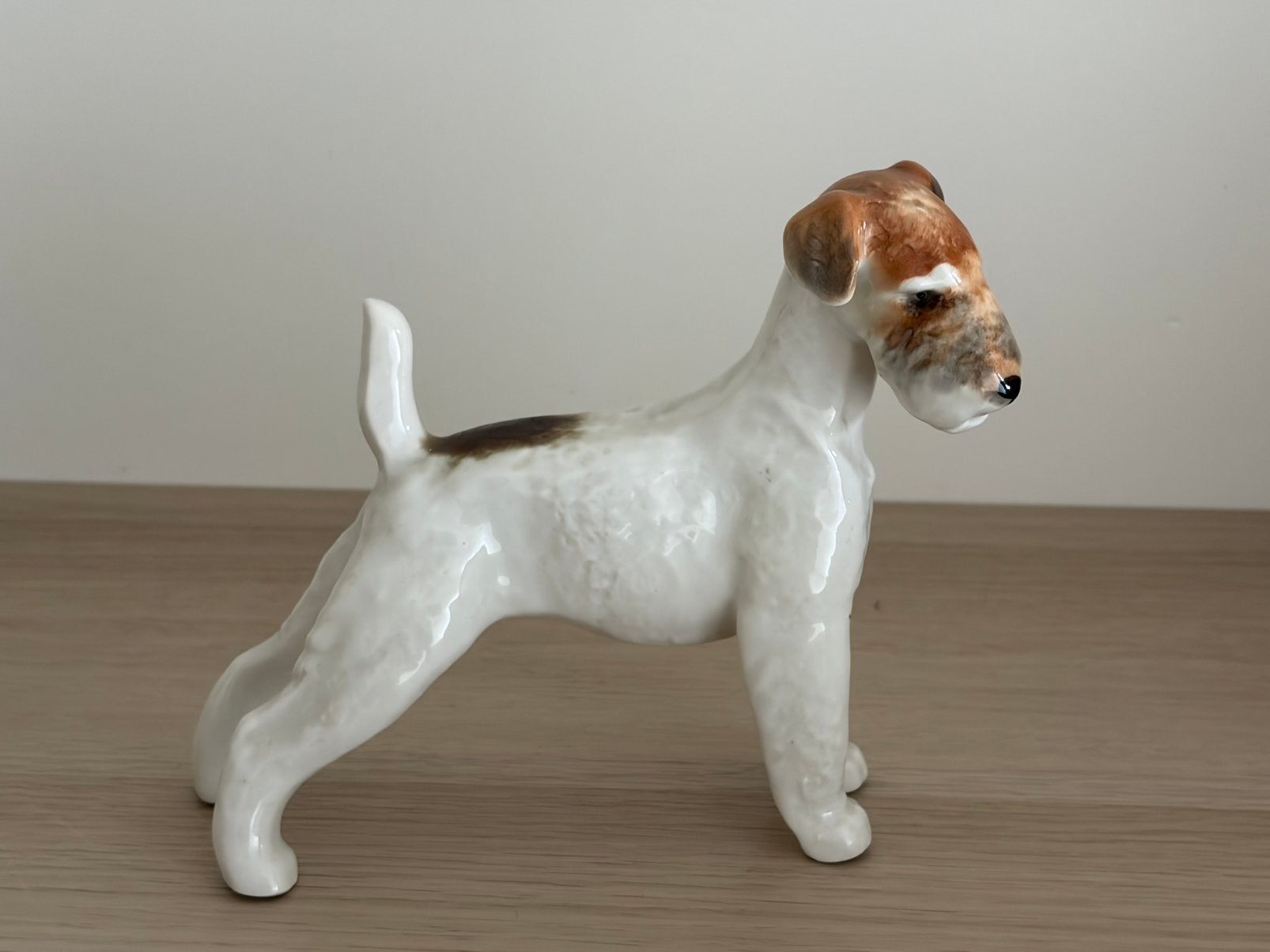 Vintage Lomonosov Fox terriër, Verzamelen, Ophalen of Verzenden, Dier