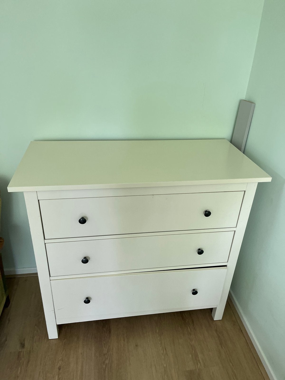 Witte ladekast met 3 laden, Huis en Inrichting, Kasten | Ladekasten, Gebruikt, Minder dan 100 cm, 50 tot 100 cm, 25 tot 50 cm