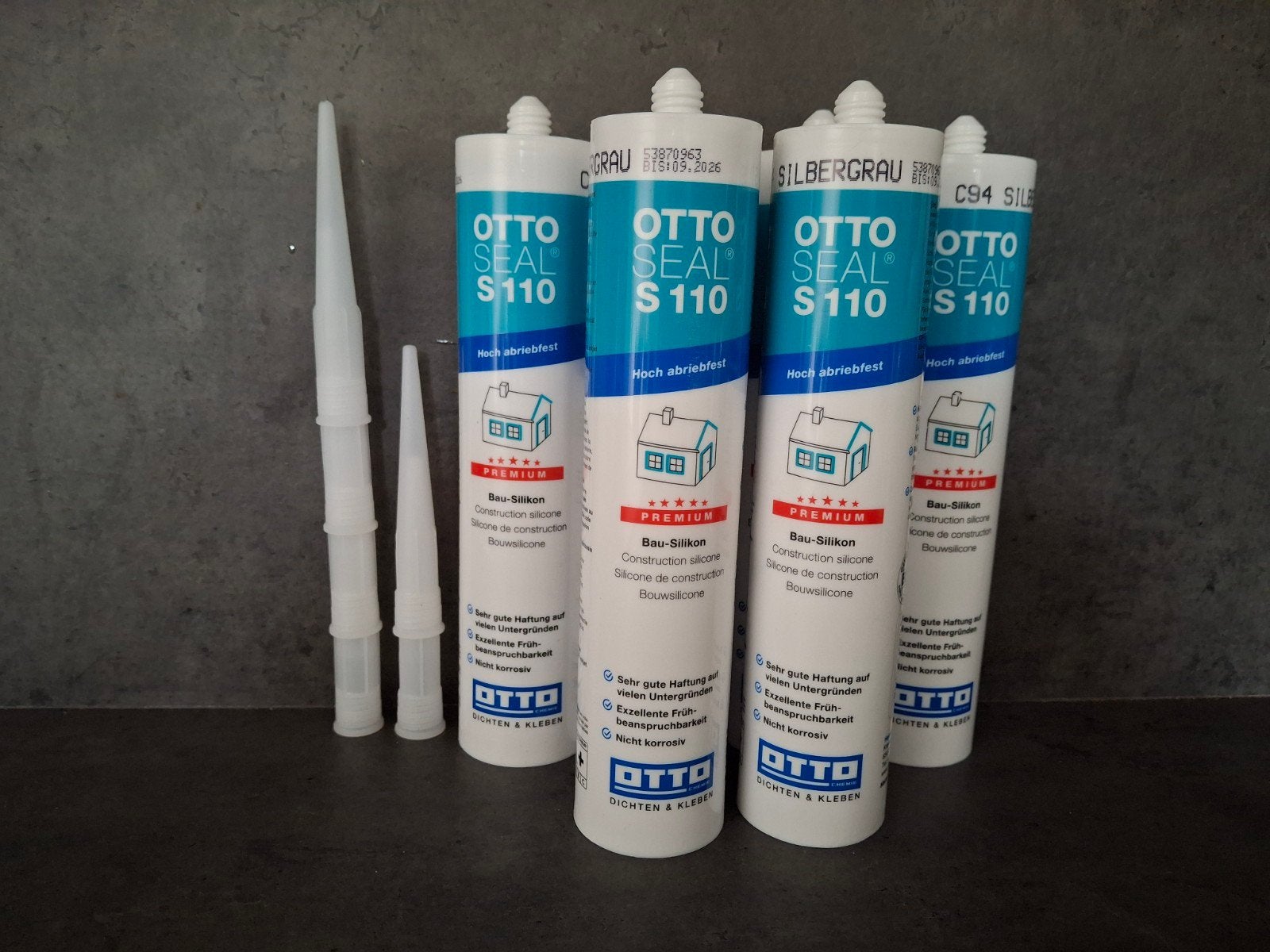 Otto Seal S110 Bouwsiliconen - Grijs, Minder dan 4 cm, Overige materialen, Nieuw, Ophalen of Verzenden