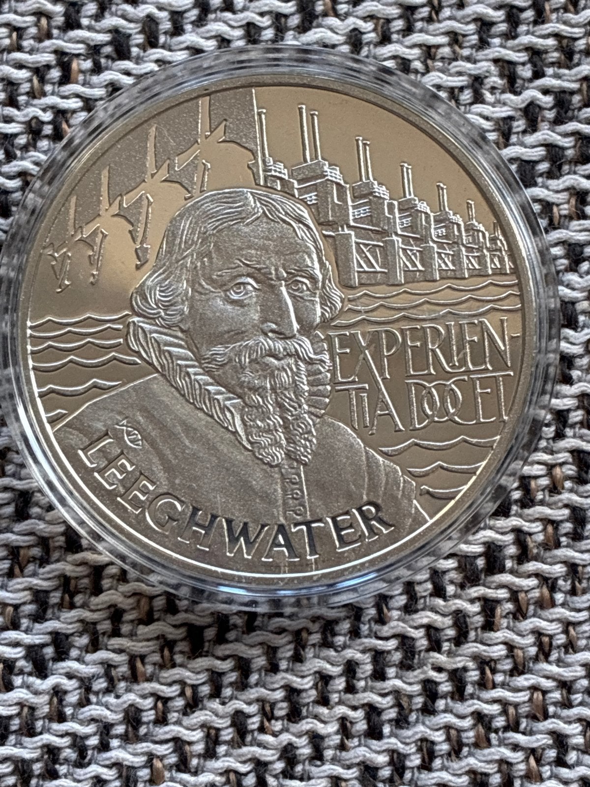 Zilveren 25 ECU munt 1993 - Leeghwater, Postzegels en Munten, Koningin Beatrix, Zilver, Losse munt, Overige waardes