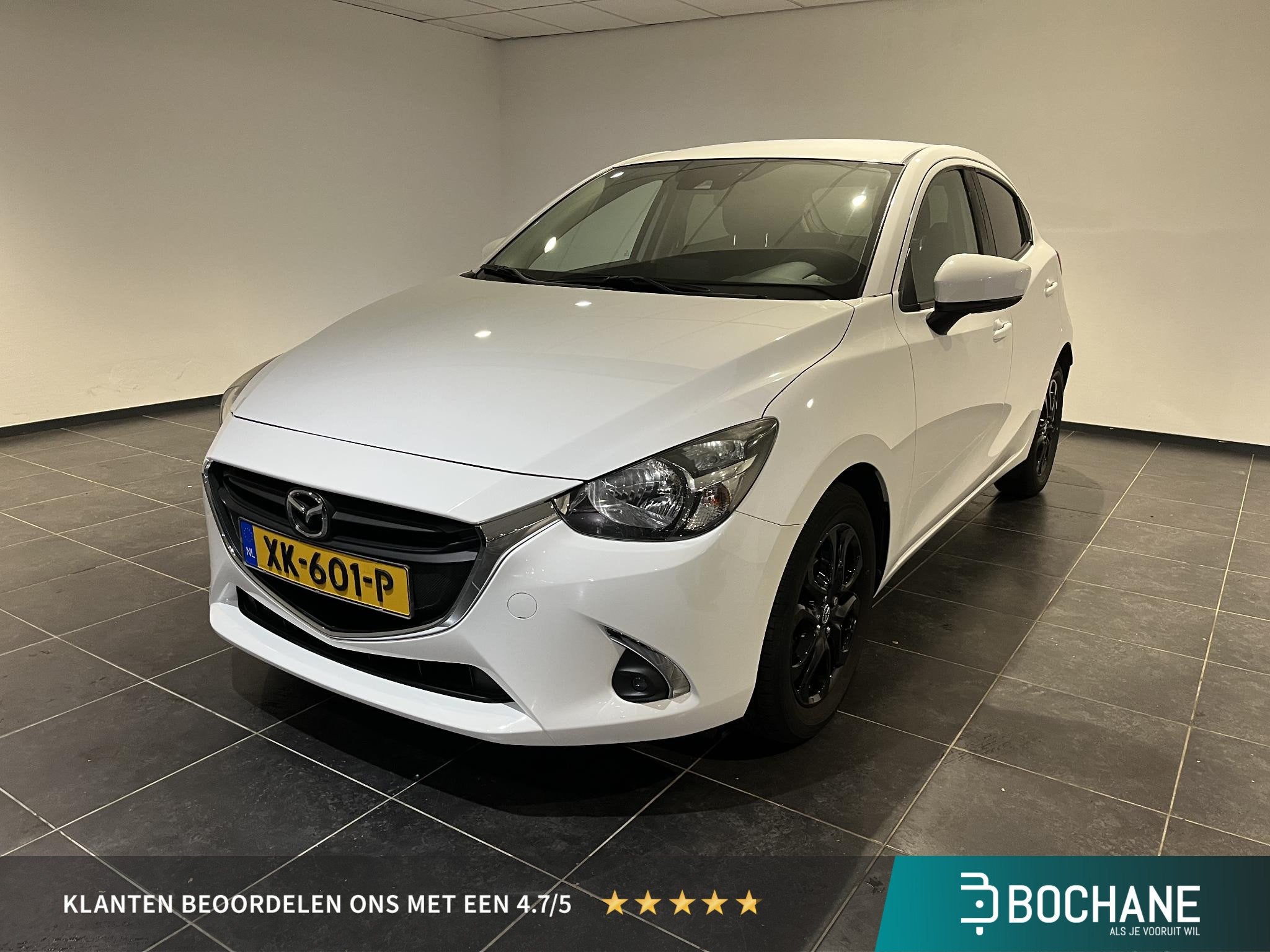 Mazda 2 1.5 Skyactiv-G Sport Selected | Navigatie | Lichtmet, Voorwielaandrijving, Stof, Wit, Origineel Nederlands