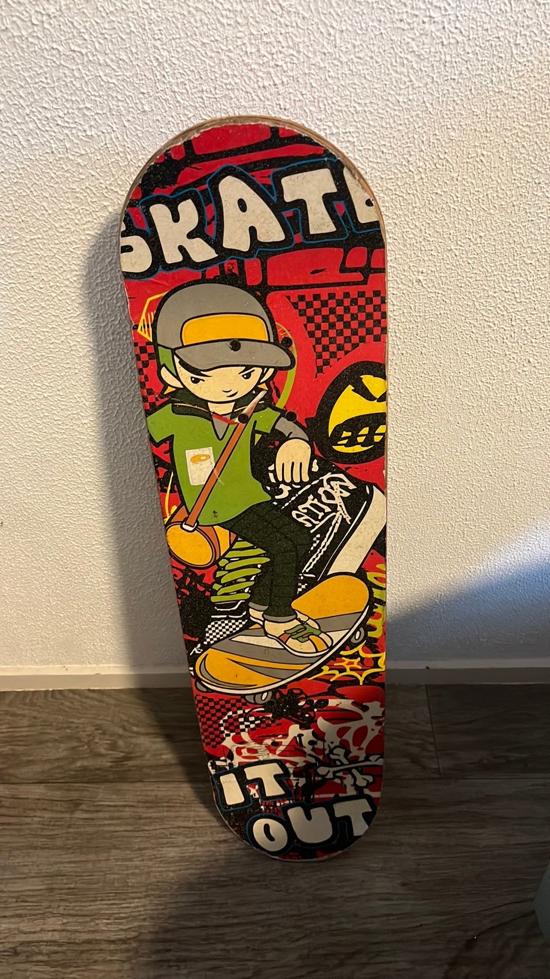 Skateboard beide kanten zelfde print, Ophalen of Verzenden, Zo goed als nieuw, Skateboard