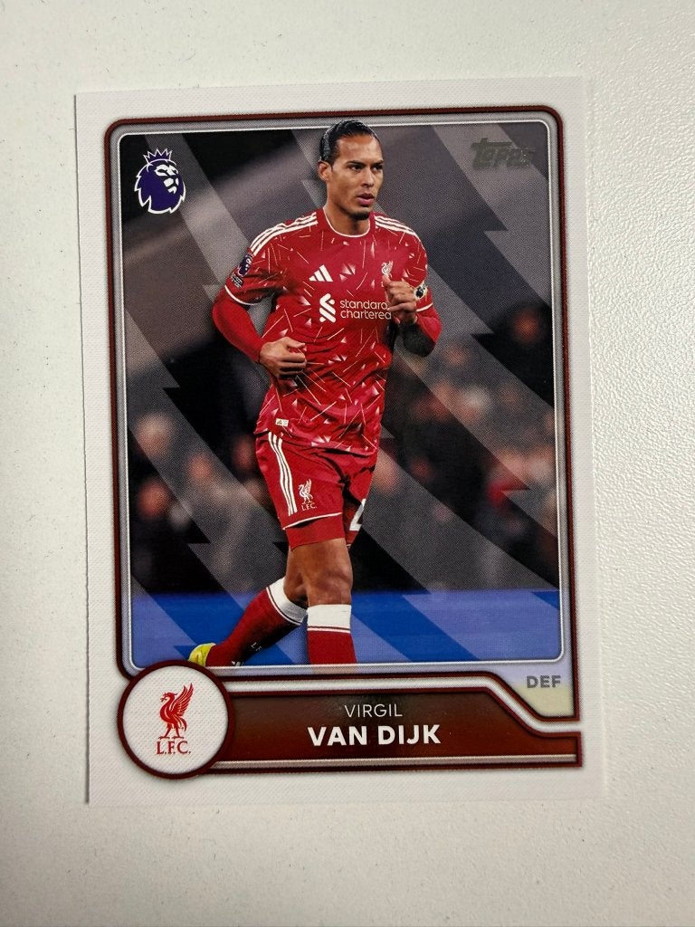 162 Virgil van Dijk Topps Premier League 2026-27, Ophalen of Verzenden, Nieuw, Buitenlandse clubs, Poster, Plaatje of Sticker