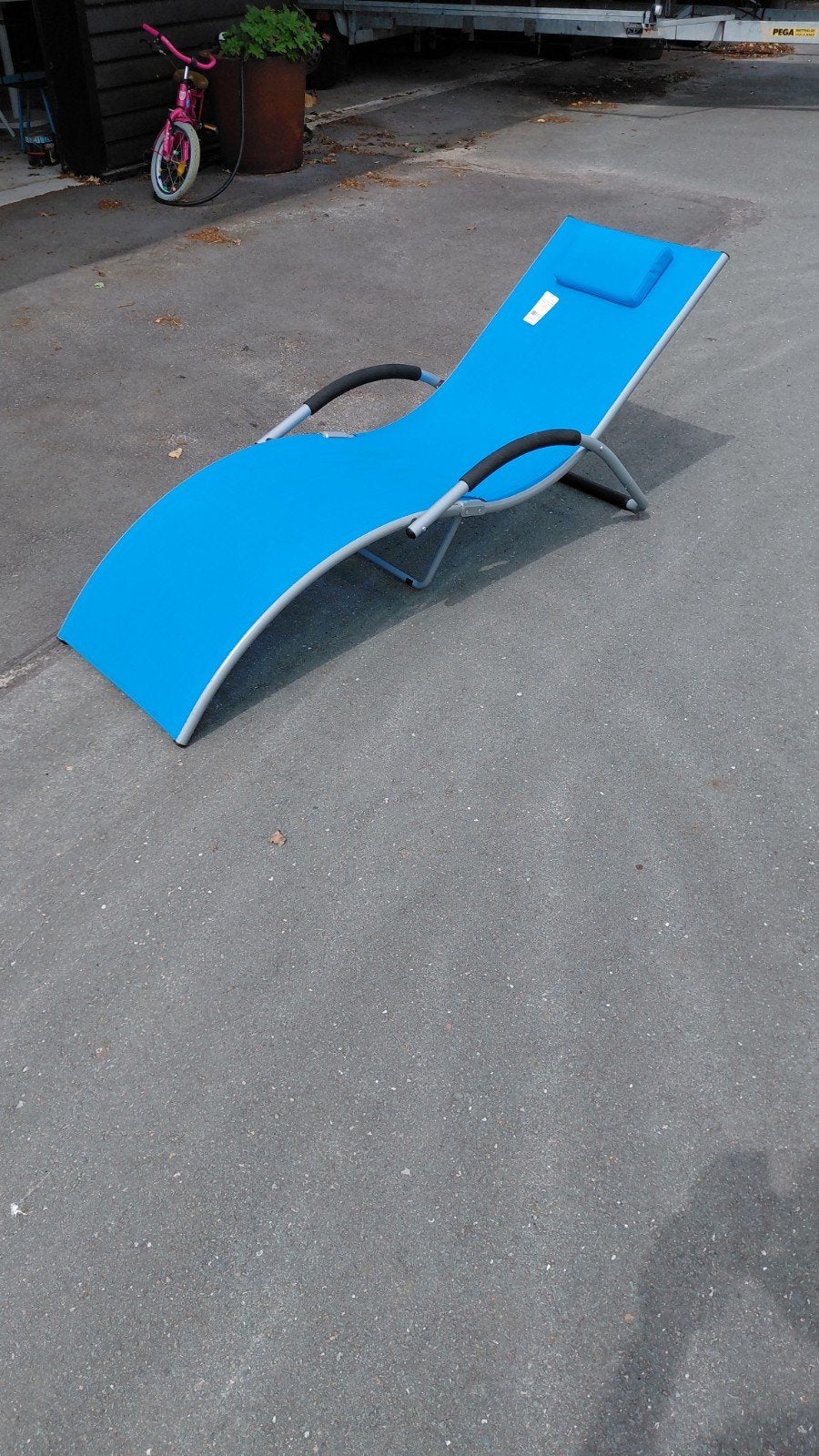 Siesta Sunlounger KD Blue Ligbed - Nieuw, Ophalen of Verzenden, Nieuw, Aluminium