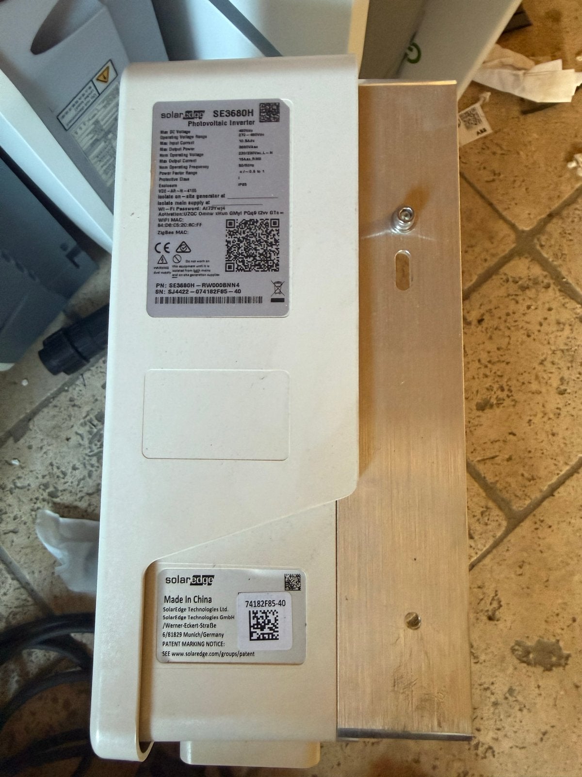 SolarEdge SE3680H HD Wave Omvormer - Zo goed als nieuw, Ophalen of Verzenden, Zo goed als nieuw, Overige typen