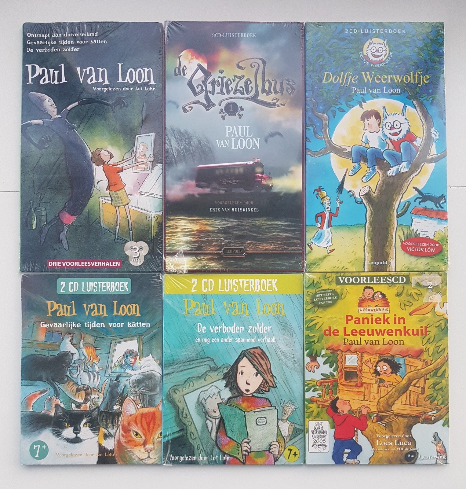 6x Nieuwe Luisterboeken Paul van Loon oa. Dolfje, Griezelbus, Boeken, Luisterboeken, Ophalen of Verzenden, Paul van Loon, Cd, Kind