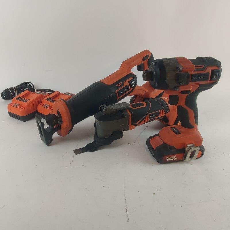 PowerPlus Gereeedschapset Reciprozaag, Multitool, Slagmoer, Ophalen of Verzenden, X, X, X