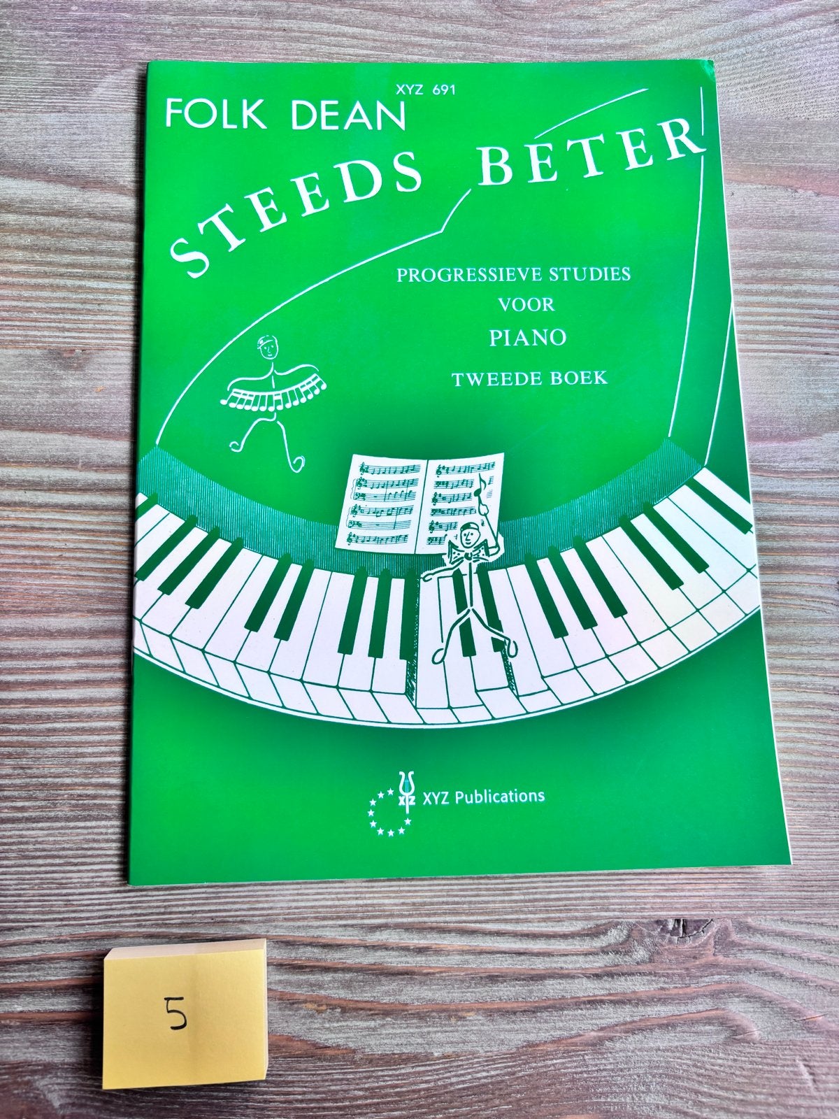 Folk Dean Steeds Beter 2 - Progressieve studies voor piano, Verzenden, Klassiek, Les of Cursus, Zo goed als nieuw