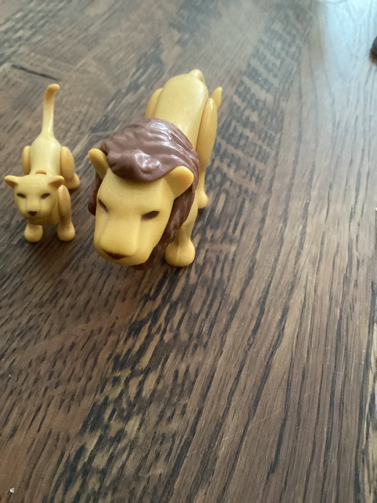 Playmobil, leeuwen, Ophalen of Verzenden, Gebruikt, Losse onderdelen, Figuren