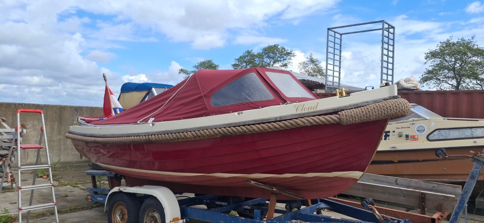 Luxe inter 19  Classic sloep 3 cylinder vetus buiskap teak, Ophalen, Interboat, Diesel, Rondzit