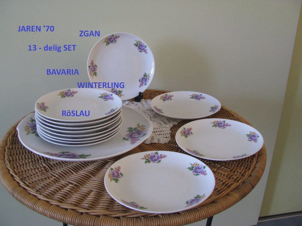 ZGAN van TOEN * 13 delig * porselein * Winterling * Röslau *, Ophalen of Verzenden