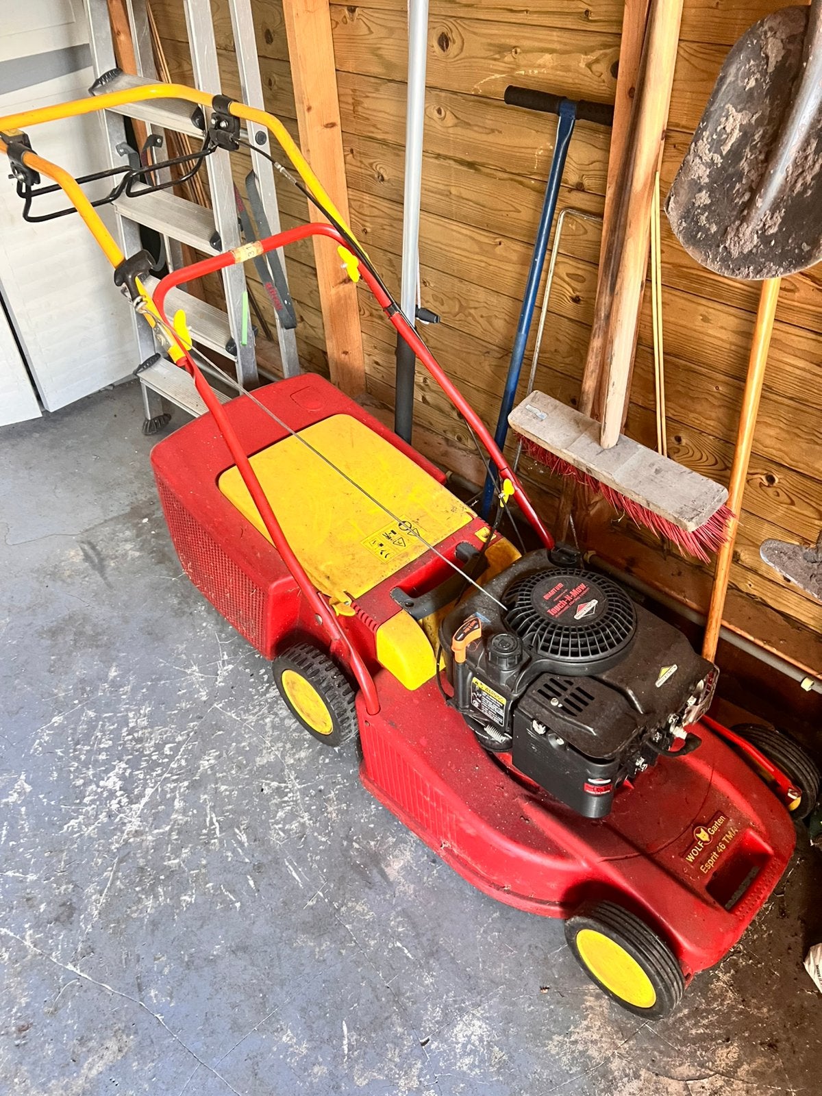 Motormaaier te koop aangeboden, Ophalen, Gebruikt, 40 t/m 49 cm, Opvangbak