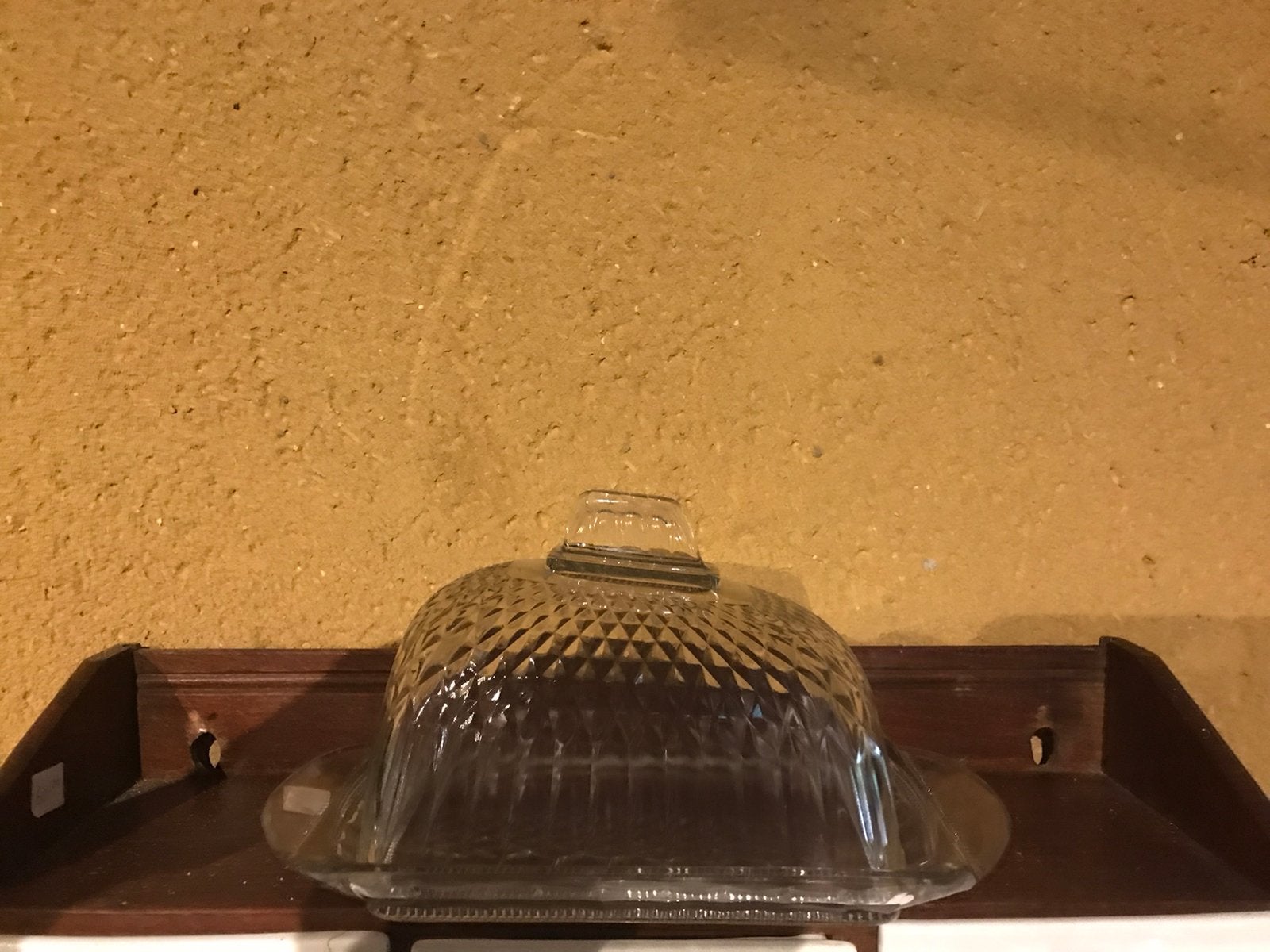 Oude Kaasstolp van glas, Antiek en Kunst, Ophalen