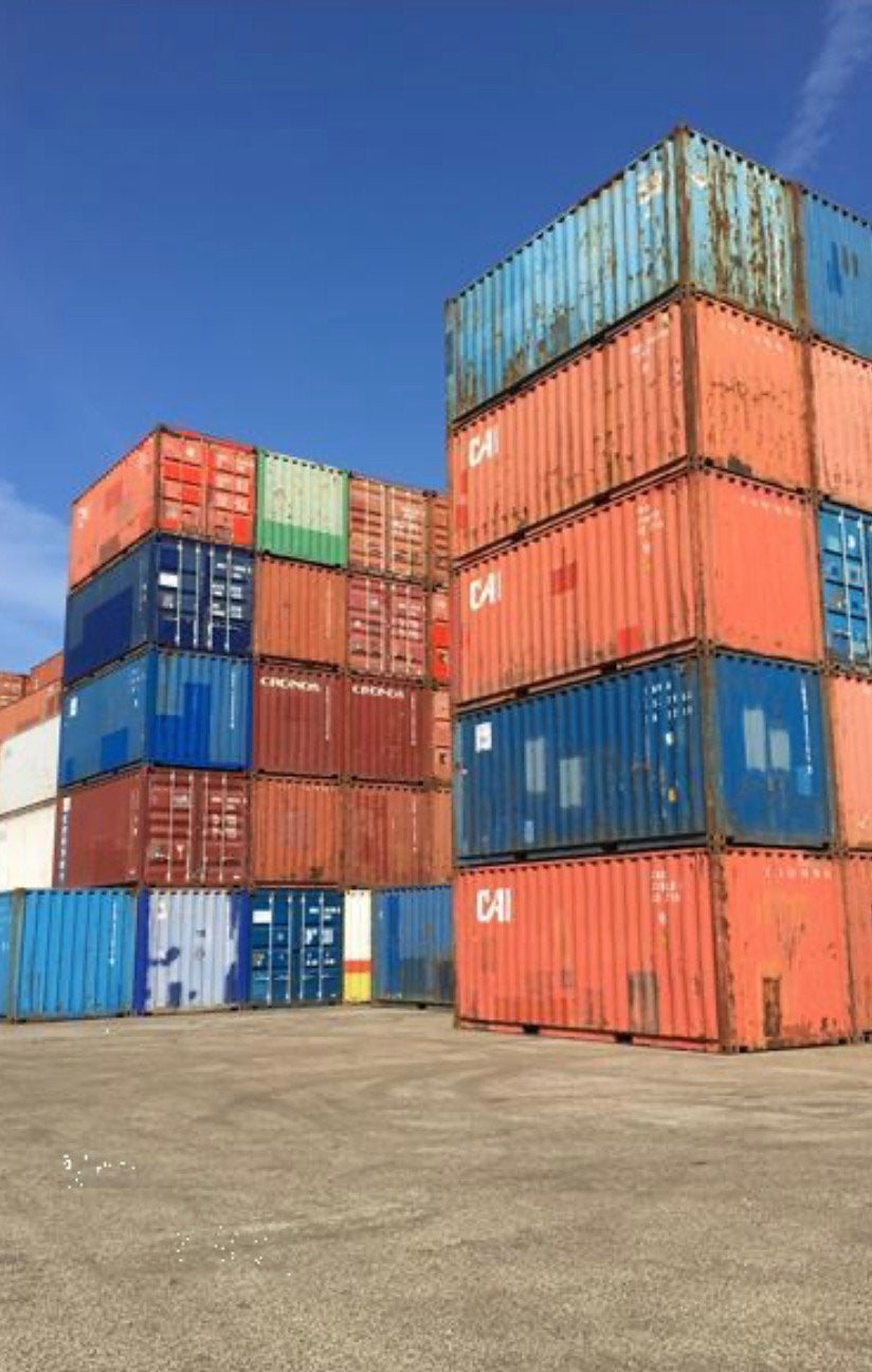 Container verkoop. Container spuiten op uw kleur.