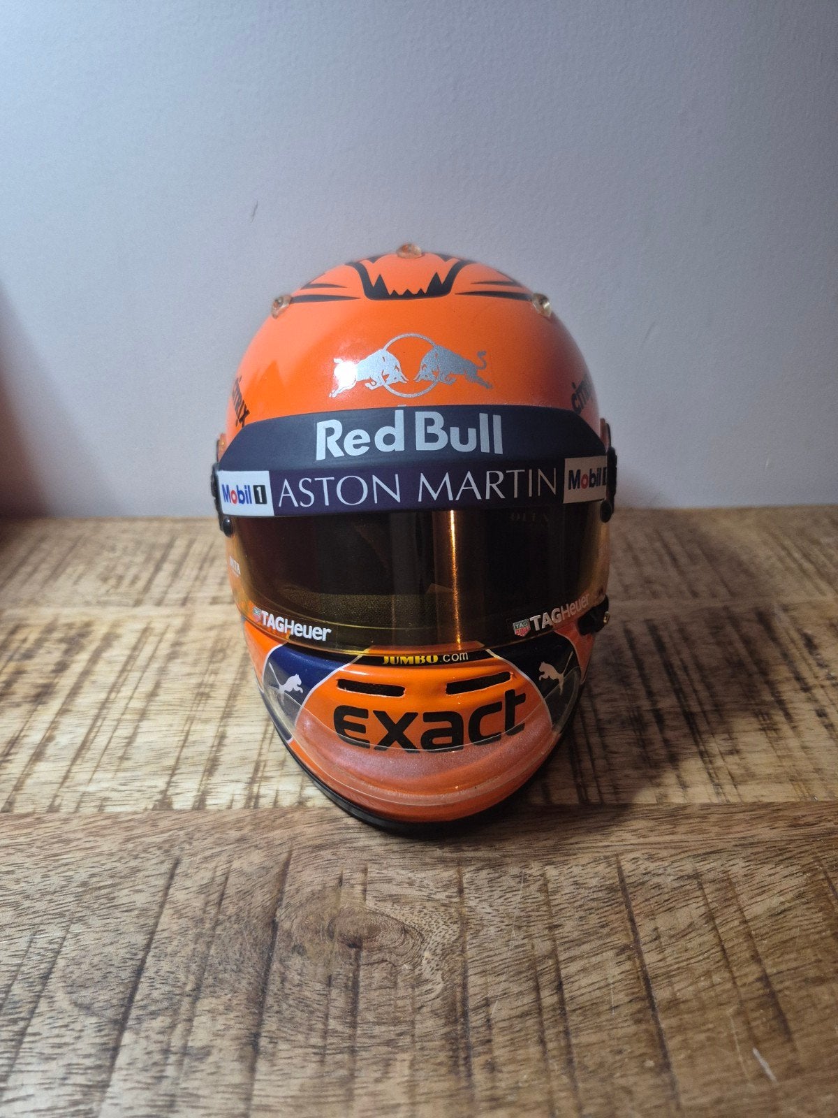 Max Verstappen 2018 helm schaalmodel, Ophalen of Verzenden, Zo goed als nieuw, Formule 1