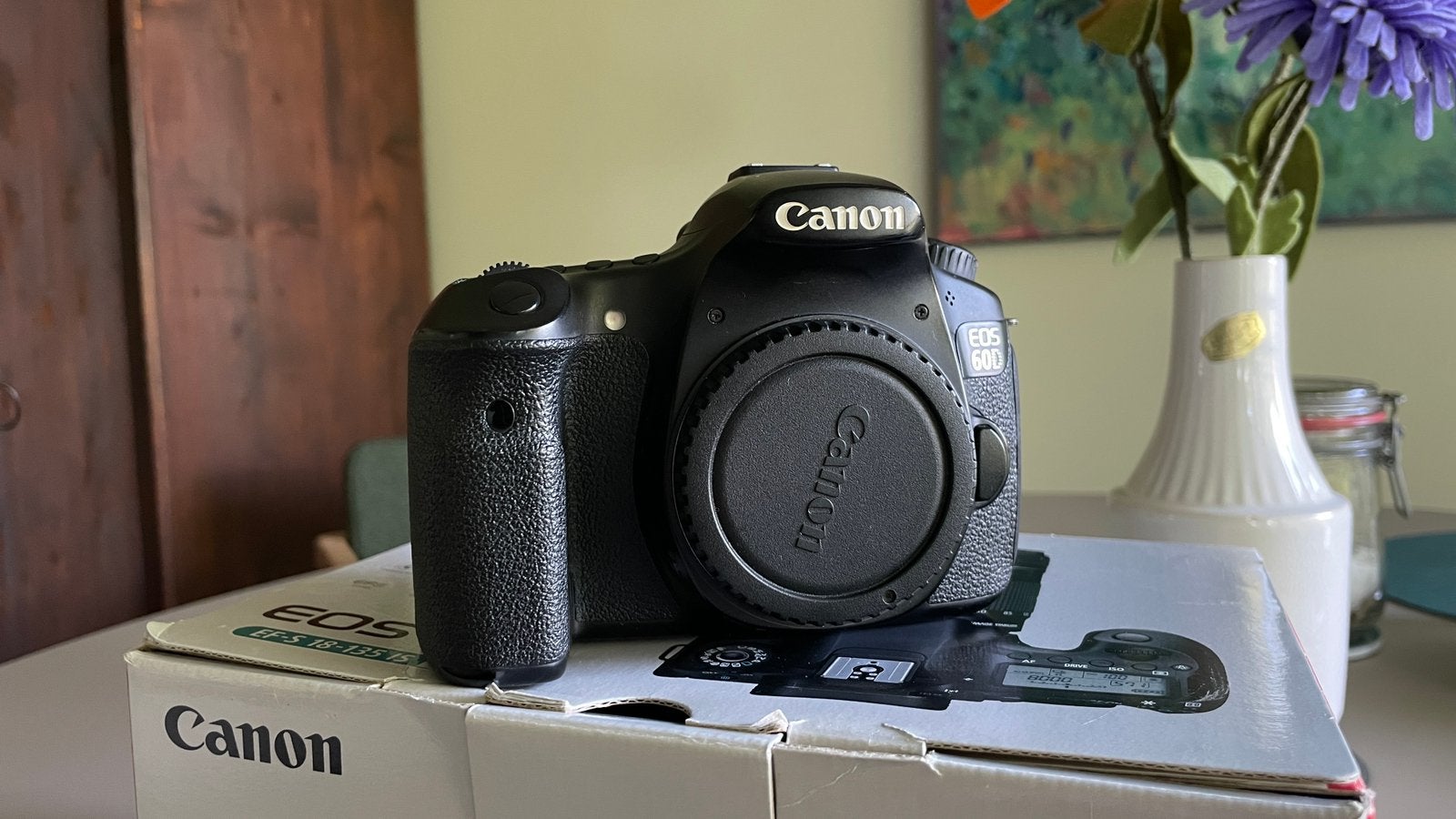 Canon EOS 60D digitale camerabody (76.957 clicks), Gebruikt, Spiegelreflex, Canon, 18 megapixels