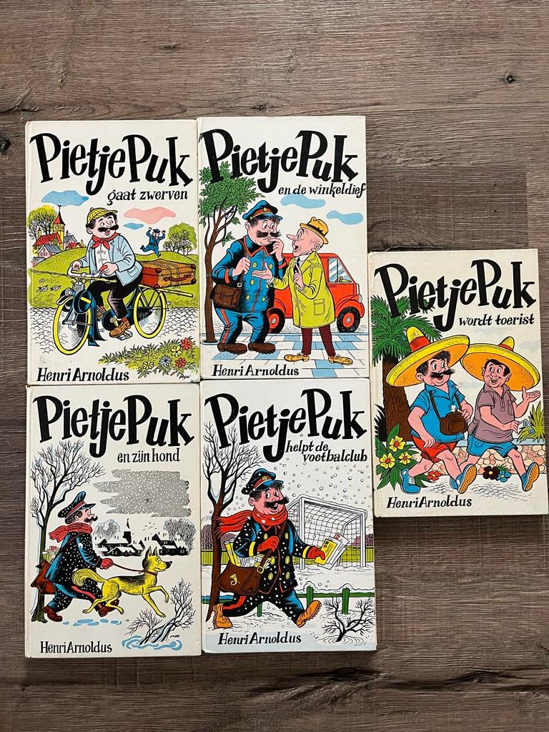 Pietje Puk Boekenreeks - 5 delen van Henri Arnoldus, Ophalen of Verzenden, Gelezen, Fictie algemeen