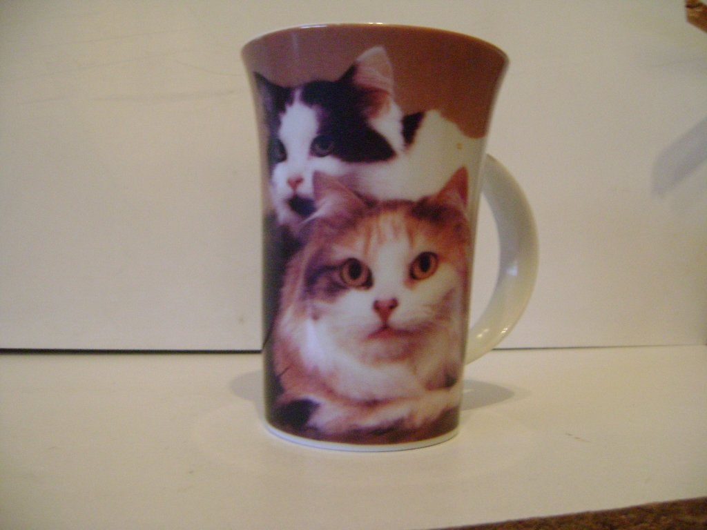 Grote mok met kattenafbeelding 10cm hoog, Ophalen of Verzenden, Nieuw