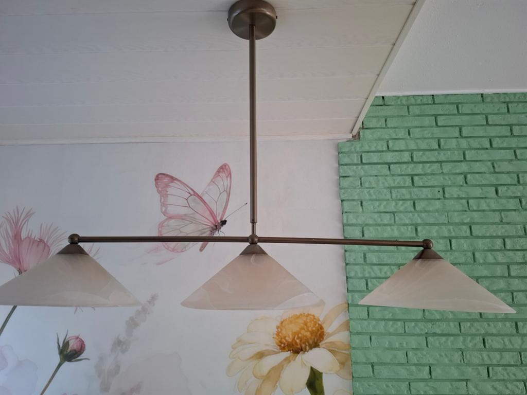 Hanglamp, Ophalen, 50 tot 75 cm, Klassiek, Zo goed als nieuw
