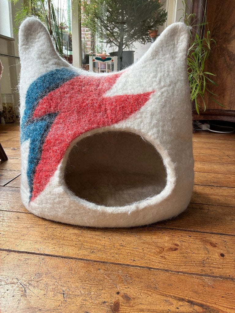 kattenmandje Bowie FLASH!, Dieren en Toebehoren, Ophalen of Verzenden, Zo goed als nieuw, Vilt