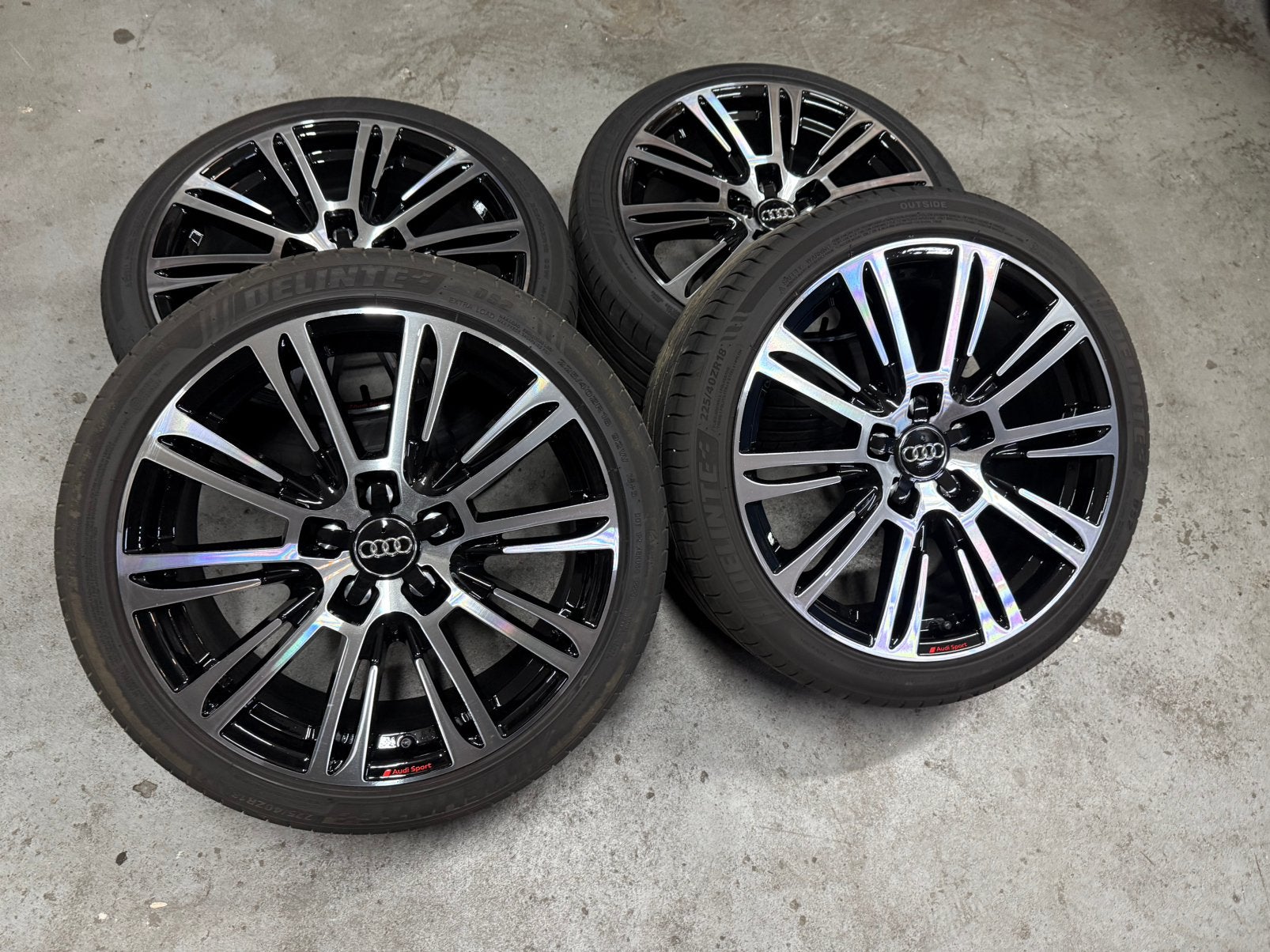 ✅ 18 Inch 5x112 Audi RS S3 A3 A4 A6 S4 Vw Velgen Golf 5 6 7, Auto-onderdelen, Banden en Velgen, 18 inch, Gebruikt, Banden en Velgen