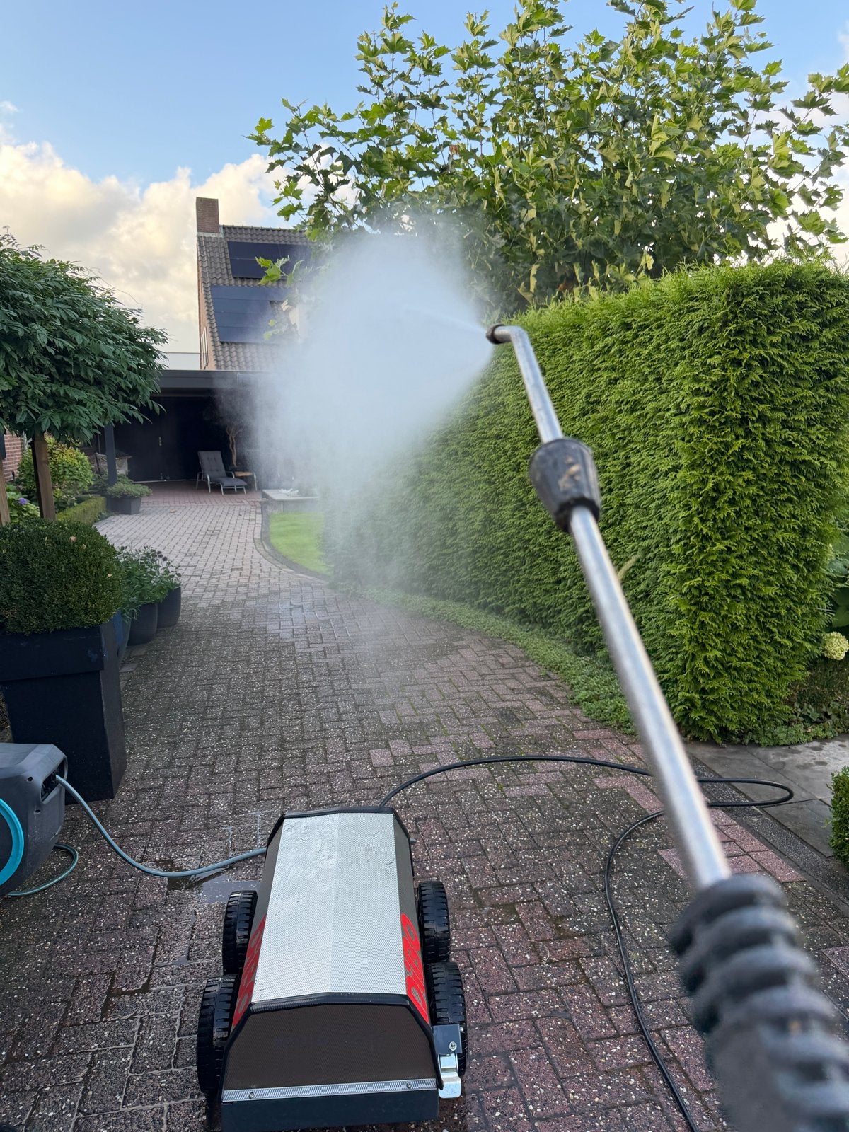 Dibo hogedrukspuit 150-15 met extra pistool en slangen set, Tuin en Terras, Hogedrukreinigers, Ophalen of Verzenden, Gebruikt