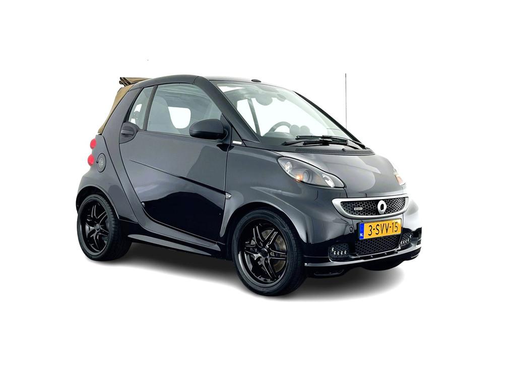 Smart Fortwo cabrio Electric drive Brabus Black-Edition 18 k, Automaat, Achterwielaandrijving, Gebruikt, Zwart