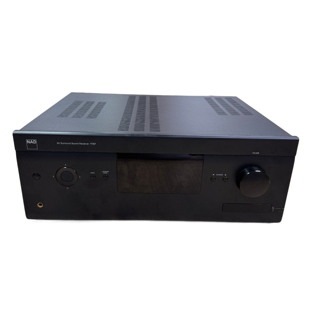 NAD AV Surround Sound Receiver T757 | 7.1-kanaals met 110W, NAD, Zo goed als nieuw, Info@nadelectronics.com, NAD Electronics
633 Granite Court
Pickering, Ontario L1W 3K1
Canada