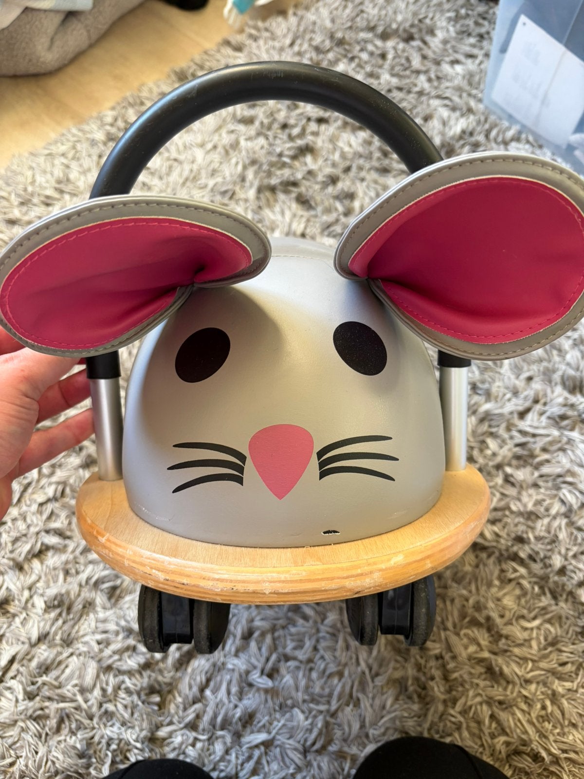 Wheely Bug loopwagentje muis, Ophalen, Zo goed als nieuw
