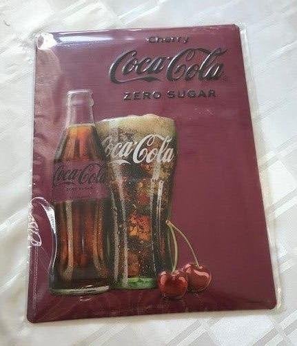 Coca Cola bord zero, Verzenden, Nieuw, Reclamebord