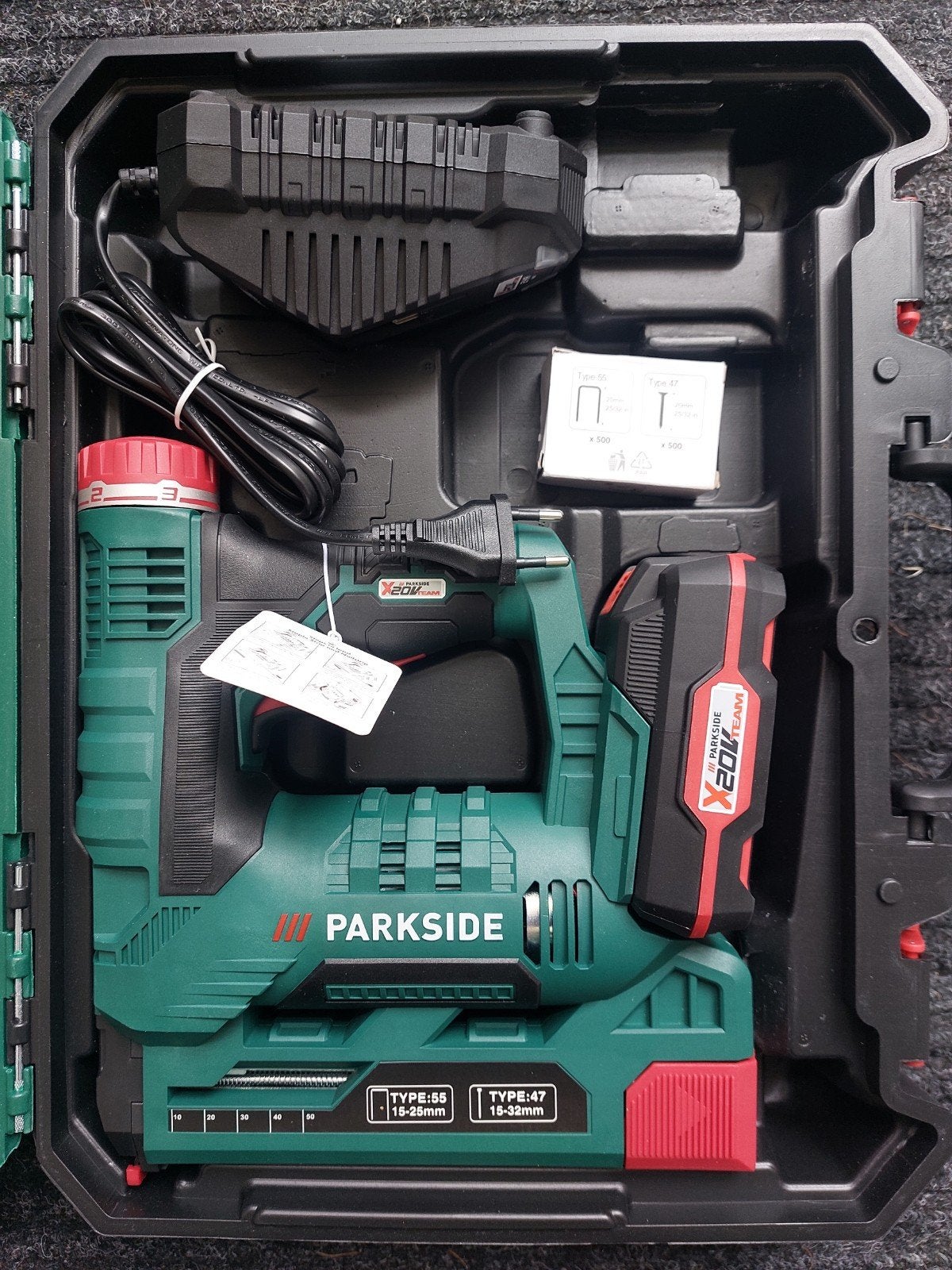 Parkside 20v nietpistool, Ophalen, Nieuw, Tacker/nietmachine, Parkside