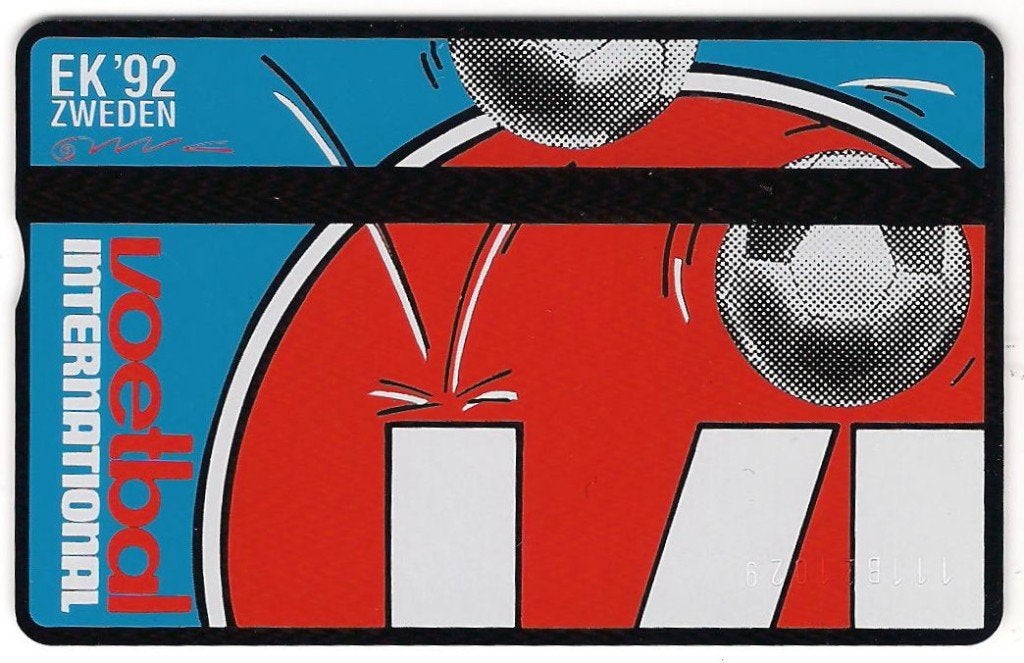 Telefoonkaart - Voetbal International EK 92 Zweden, Verzamelen, Ophalen of Verzenden, Nederland