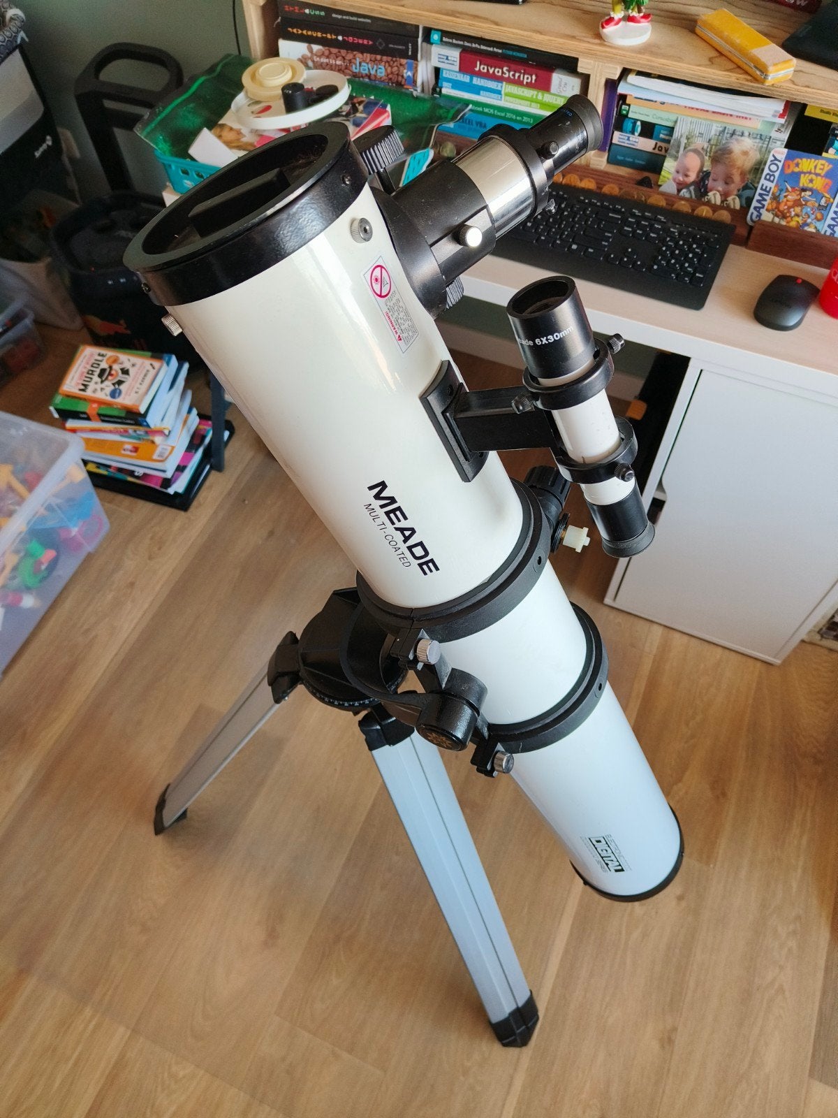 Meade telescoop met statief - Ideaal voor beginners, Ophalen, 80 tot 200 mm, Met statief, Spiegeltelescoop (reflector)