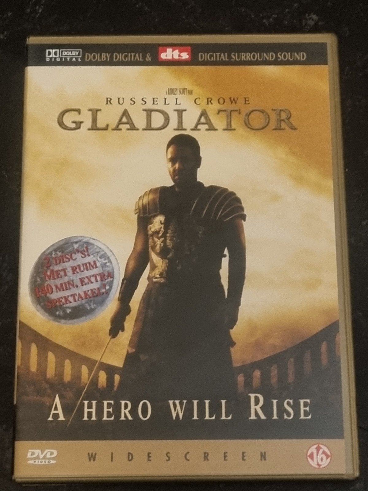 Gladiator DVD - Collector's Edition (2 Discs), Engels, Vanaf 16 jaar, Breedbeeld, Ophalen of Verzenden