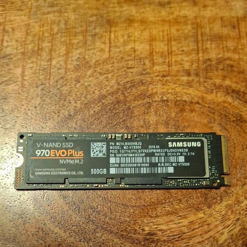 Samsung 970 EVO Plus 500GB M.2 NVMe SSD, Computers en Software, Ophalen, Intern, SSD, Samsung SSD