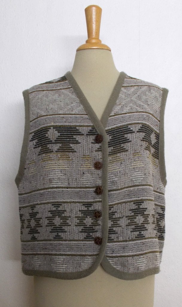 Peru/hippie/ethnic/folklore gilet! L, Bruin, Verzenden, Maat 42/44 (L), Zonder mouw