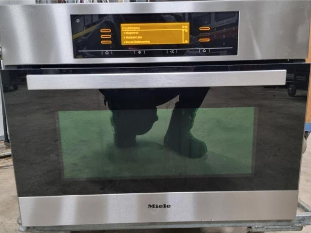 Miele combi-oven/combimagnetron H5080BM, Witgoed en Apparatuur, Ovens, Gebruikt, Inbouw, Combi-oven, Miele, Minder dan 45 cm, 45 tot 60 cm