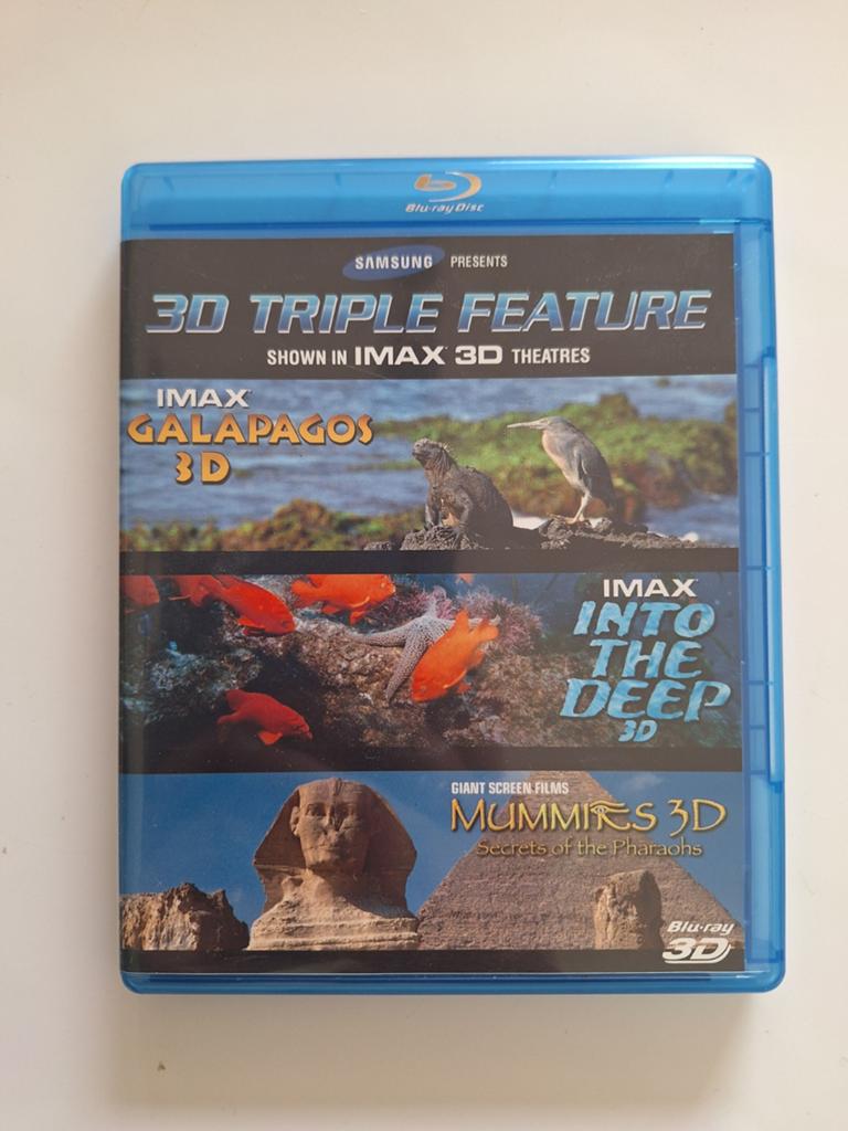 IMAX 3D Triple Feature, Cd's en Dvd's, Blu-ray, Ophalen of Verzenden, Zo goed als nieuw, Documentaire en Educatief, Boxset