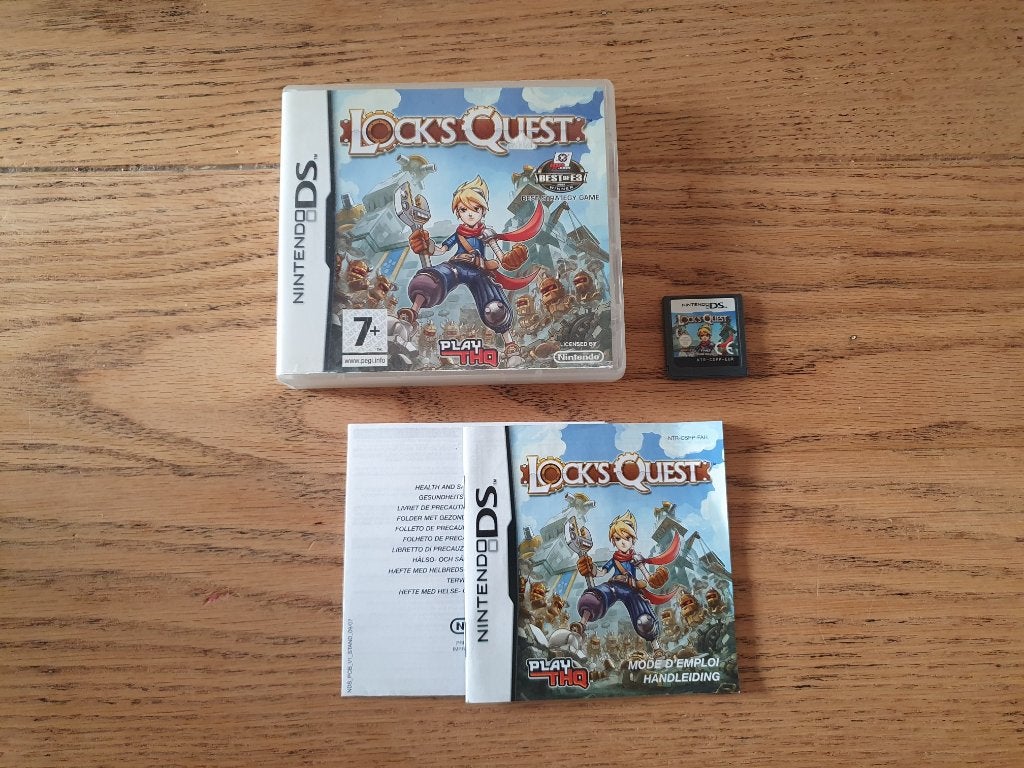 Lock's Quest CIB x € 10,00, 1 speler, Verzenden, Zo goed als nieuw, Vanaf 3 jaar