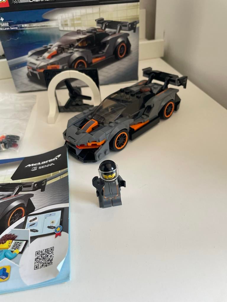 Lego Speed Champions 75892 McLaren Senna met boekje en doos, Ophalen of Verzenden, Zo goed als nieuw