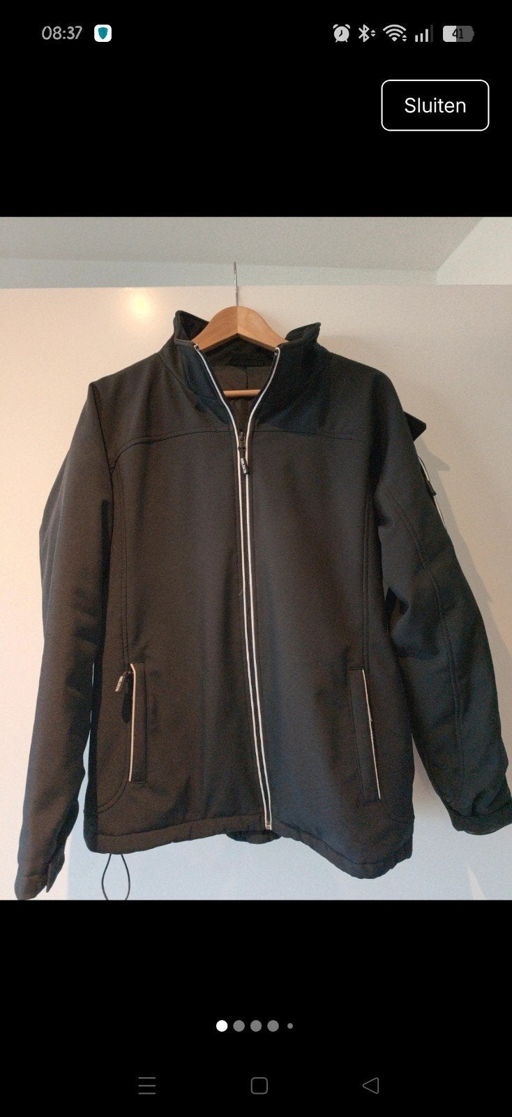Nieuwe Softshell Jas Zwart - Maat L, Kleding | Dames, Ophalen, Zwart, Maat 42/44 (L), Nieuw