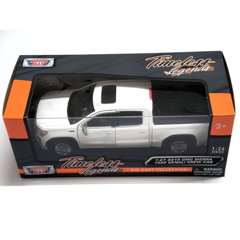 Motor Max 2019 GMC Sierra 1500 Denali Crew Cab Wit 1:27, Info@geerligsdejong.com, E&r Modelauto Geerligs/de Jong, Nieuw, Ophalen of Verzenden