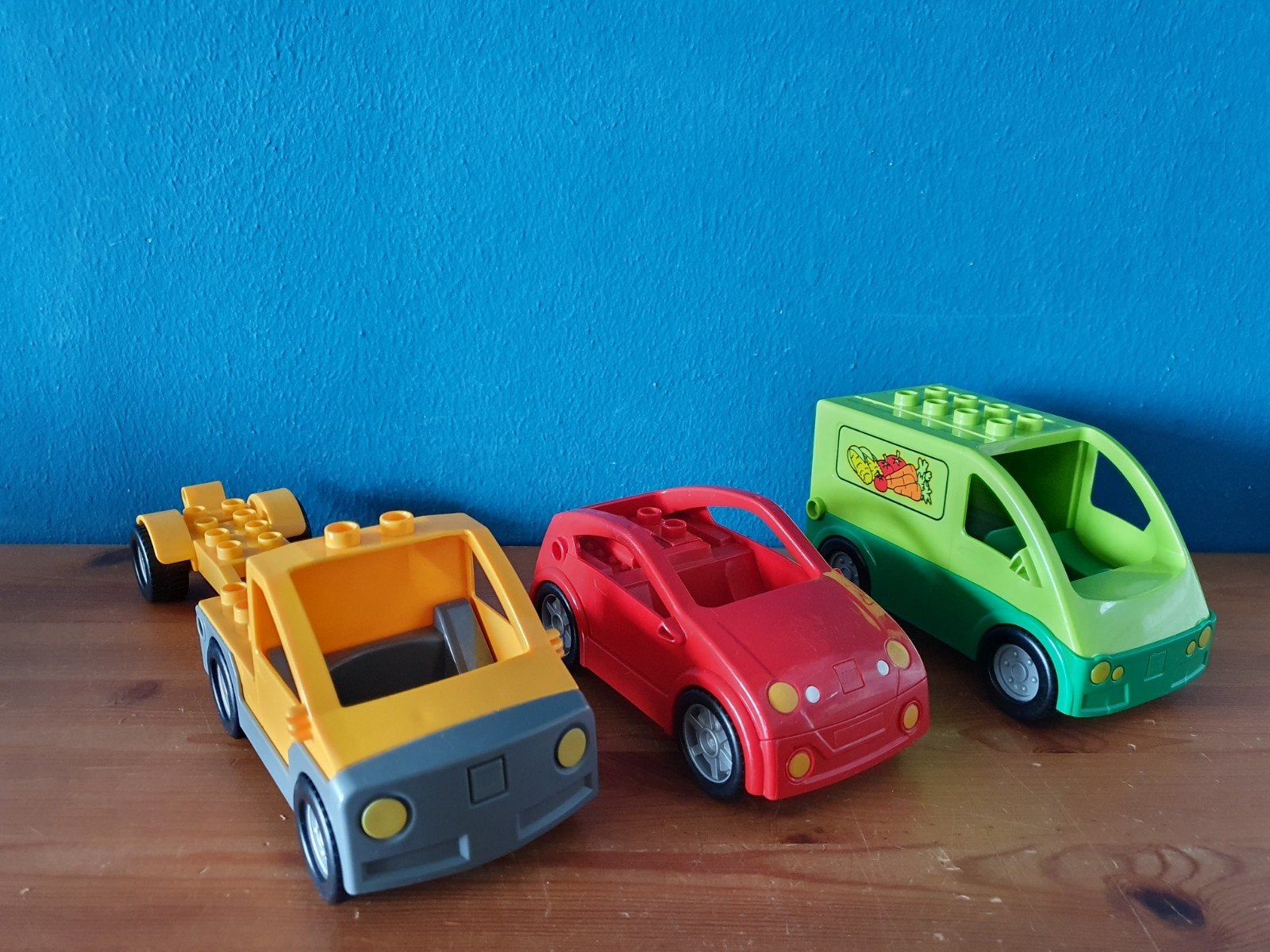 Duplo Auto wagen caddy aanhanger, Ophalen of Verzenden, Gebruikt, Duplo