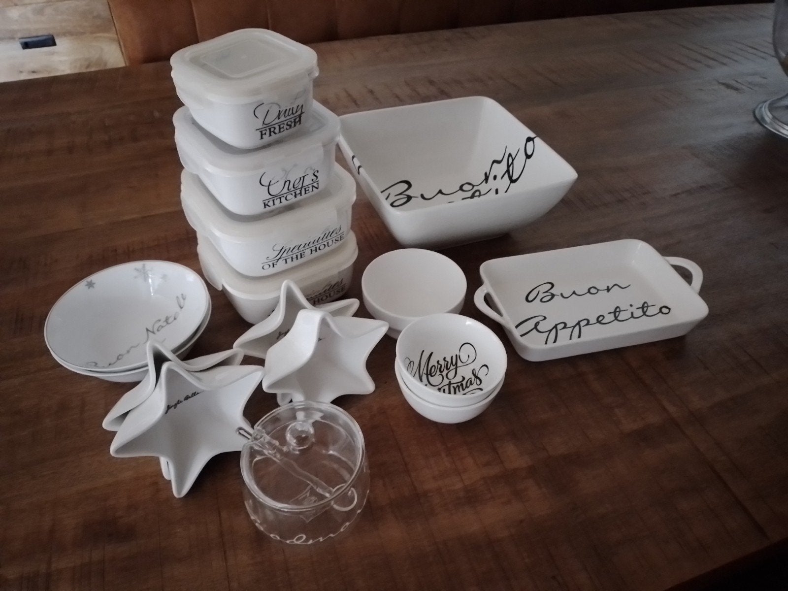 mag weg wegens opruiming alles nieuw!, Huis en Inrichting, Keuken | Servies, Ophalen, Overige merken, Nieuw, Schaal of Schalen