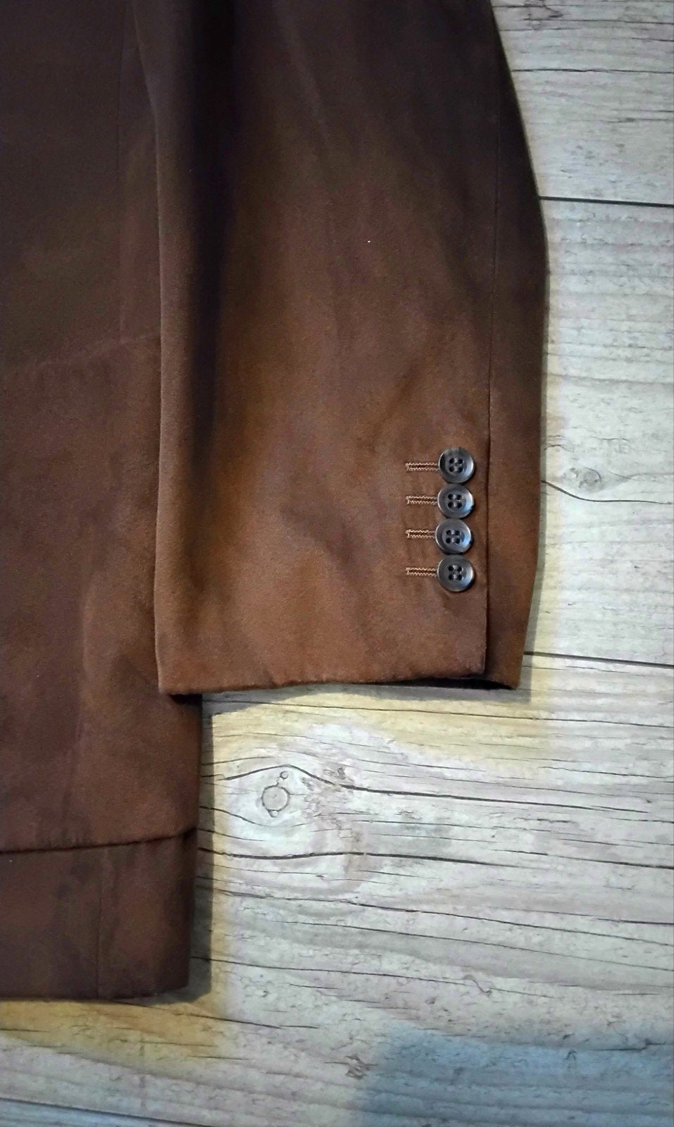 Barutti , cognagkleurig colbert-blazer,  maat 106-44., Ophalen of Verzenden, Zo goed als nieuw, Maat 52/54 (L), Blauw