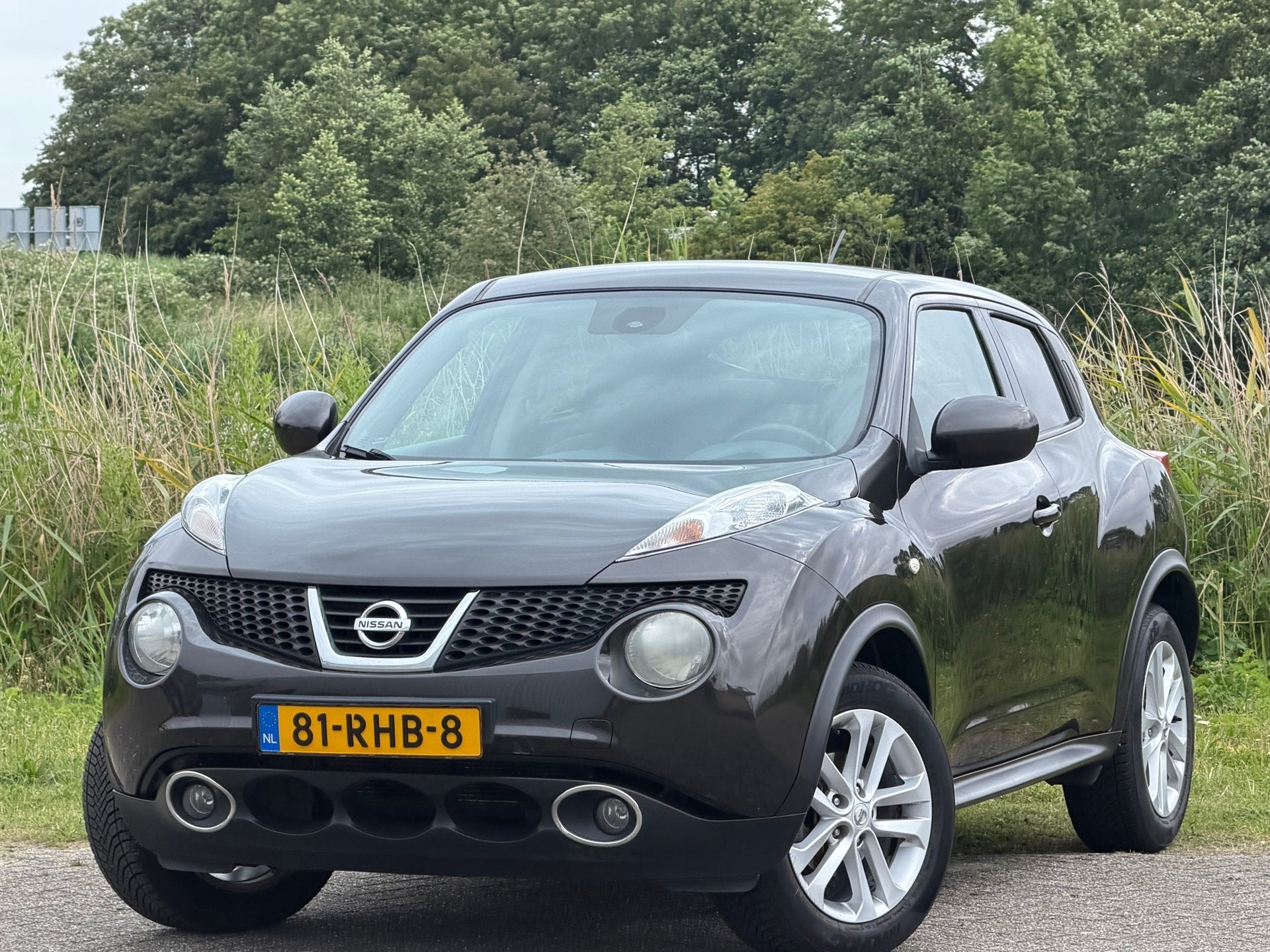 Nissan Juke 1.6 Tekna | Black Pepper | Bluetooth/Navi/Cruise, Auto's, Voorwielaandrijving, Euro 5, Stof, 4 cilinders