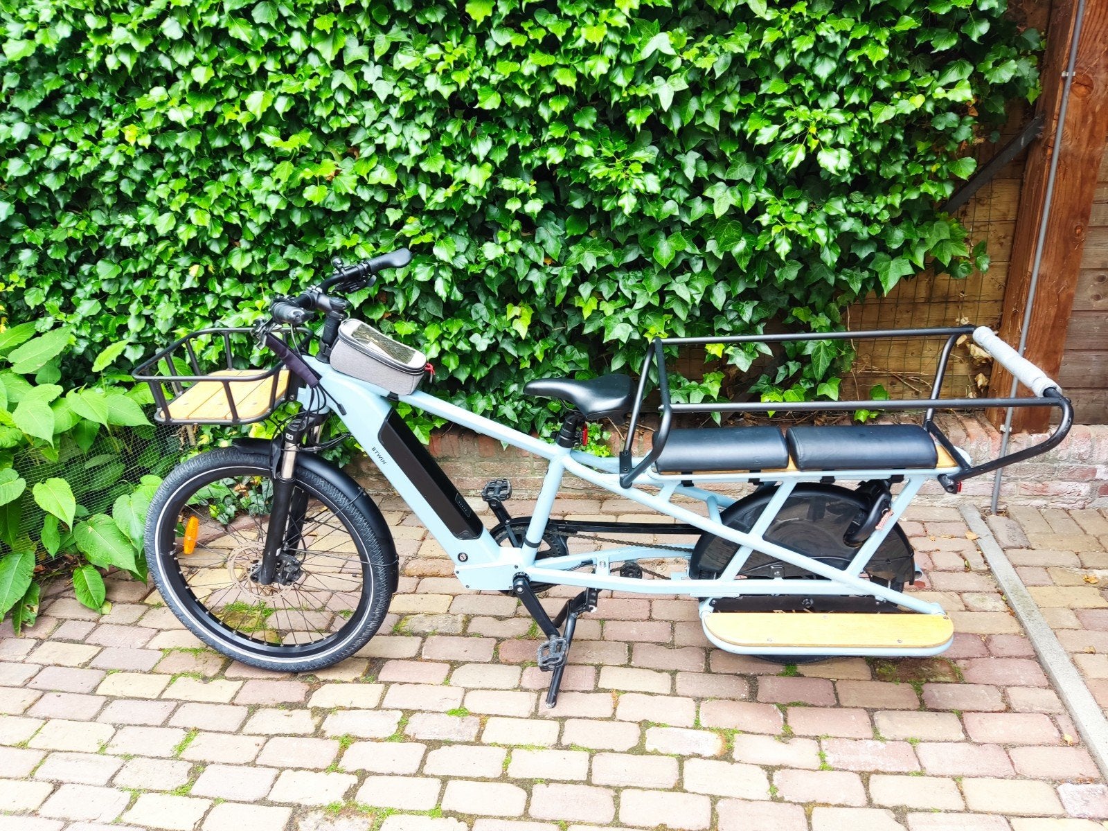 Decathlon ELEKTRISCHE CARGOFIETS LONGTAIL R500, Ophalen, Gebruikt